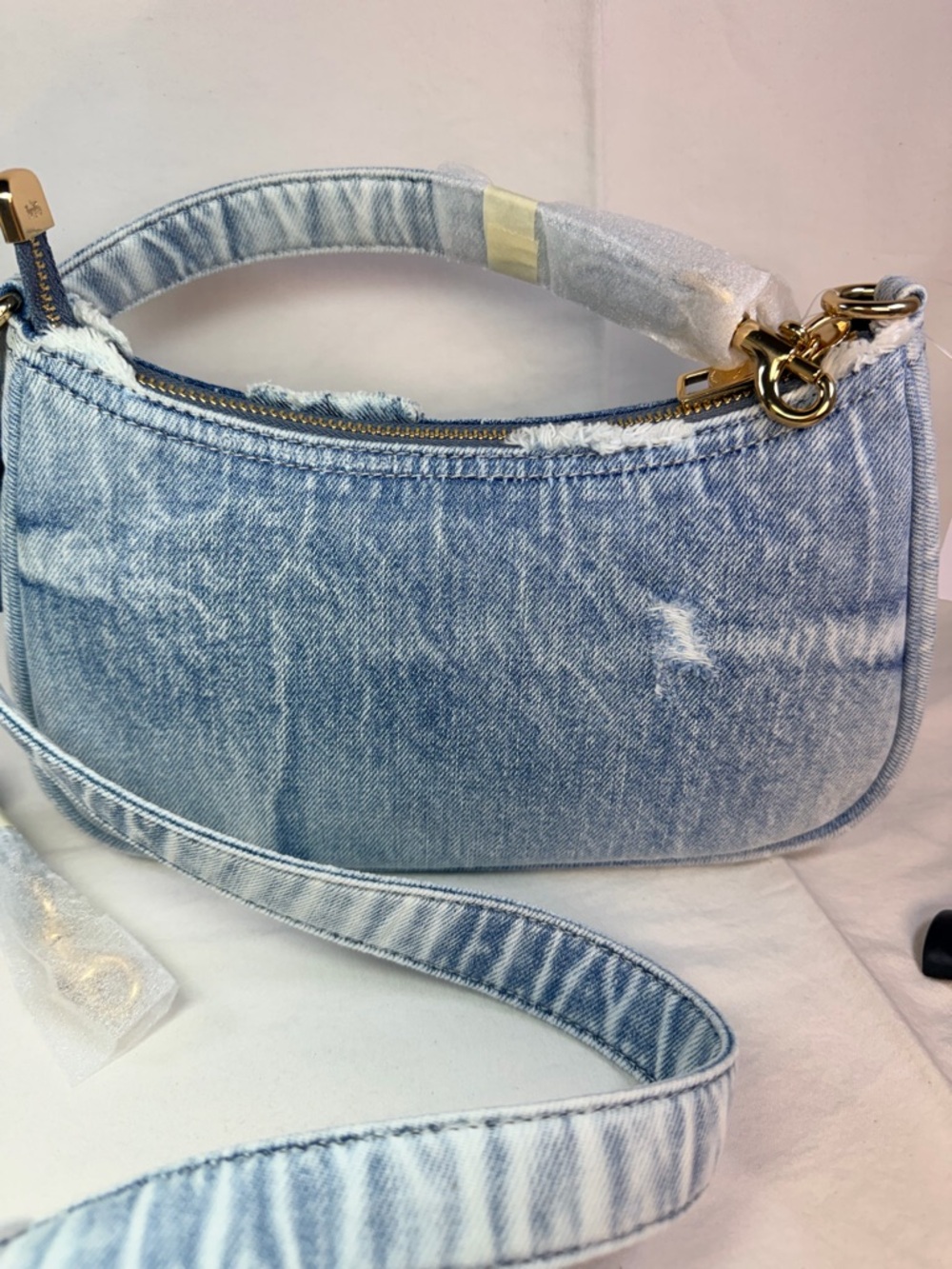 Coach Denim Teri Shoulder/ Crossbody Bag CDY78 - Picture 9 of 12